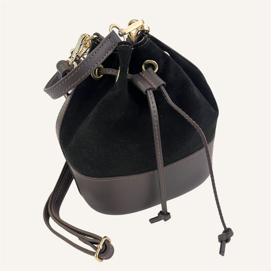 Secchiello bicolore nero