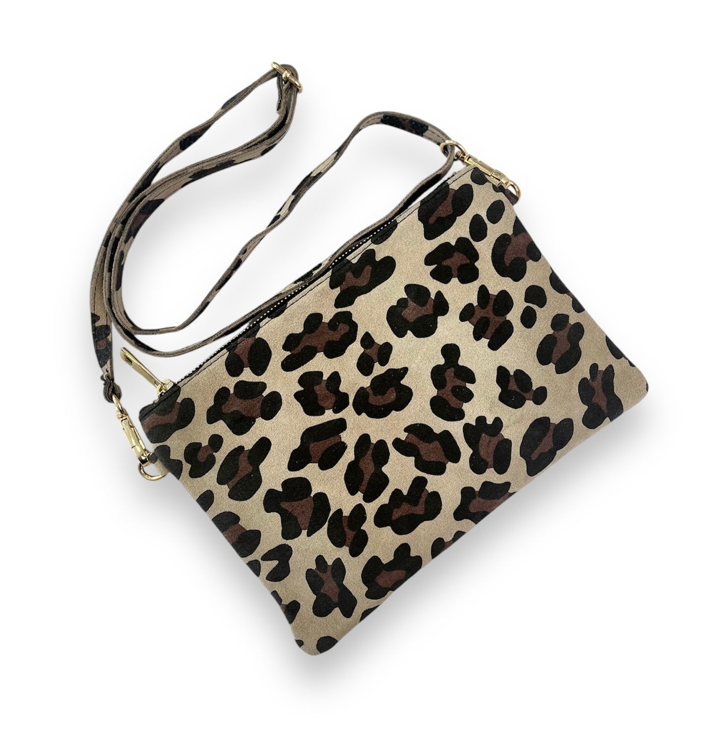 Borsa Leopardo Tortora